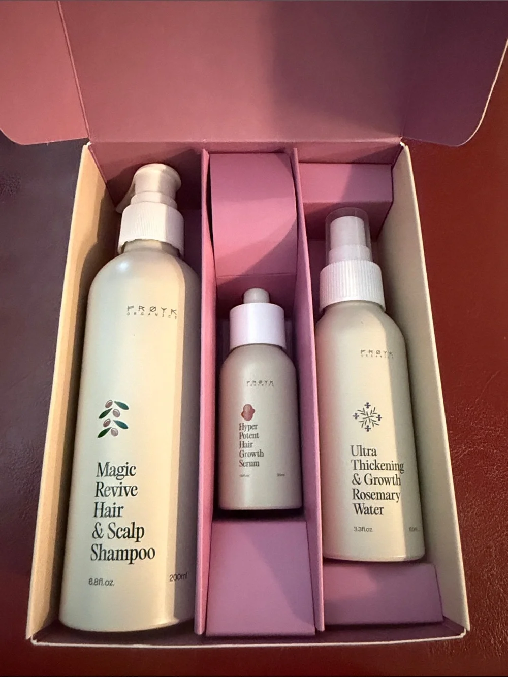 FROYA ORGANICS The Complete System For Mature Hair & Scalp - 3-Pack Hair Routine